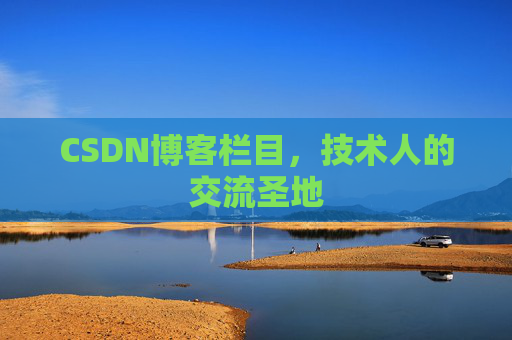 CSDN博客栏目，技术人的交流圣地